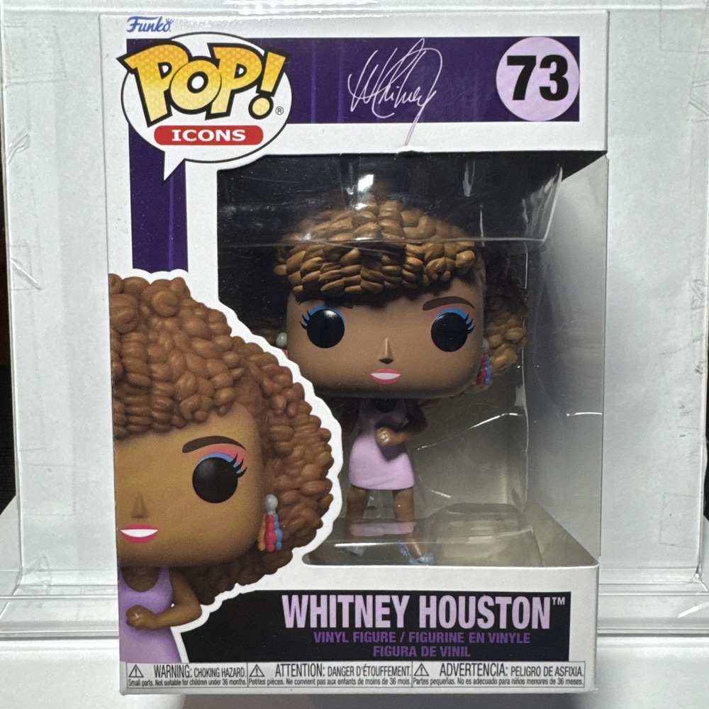 Funko Pop Icons Whitney Houston Vinyl Figure 73 I Wanna Dance With Somebody